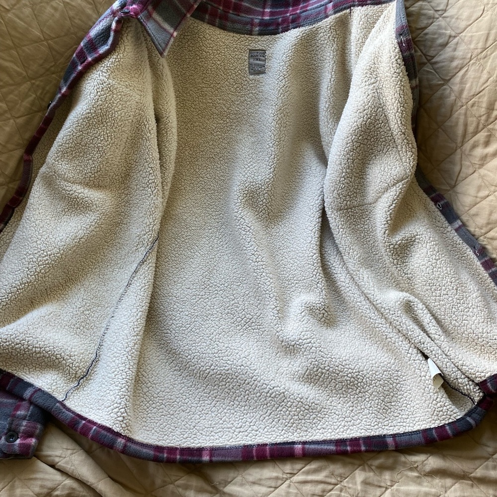 Polyester plaid patterned jacket - Picture 3 of 4